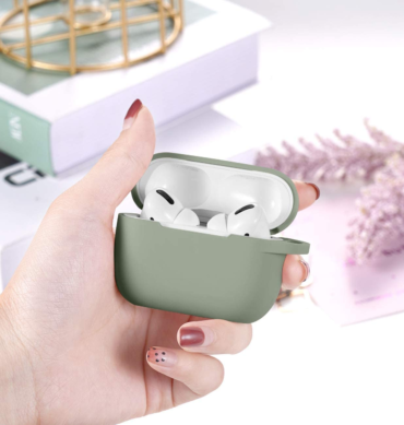 Airpods 1 ve 2 İçin Lansman Kulaklık Kılıfı – Asker Yeşili - Ermer İletişim