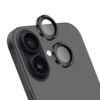 Black iPhone 17_01 Iphone 17 İçin Safir Kamera Koruma Lensi siyah
