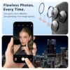 Black iPhone 18 Pro Max_04 Iphone 18 promax için tam kaplayan kamera koruma lensi siyah