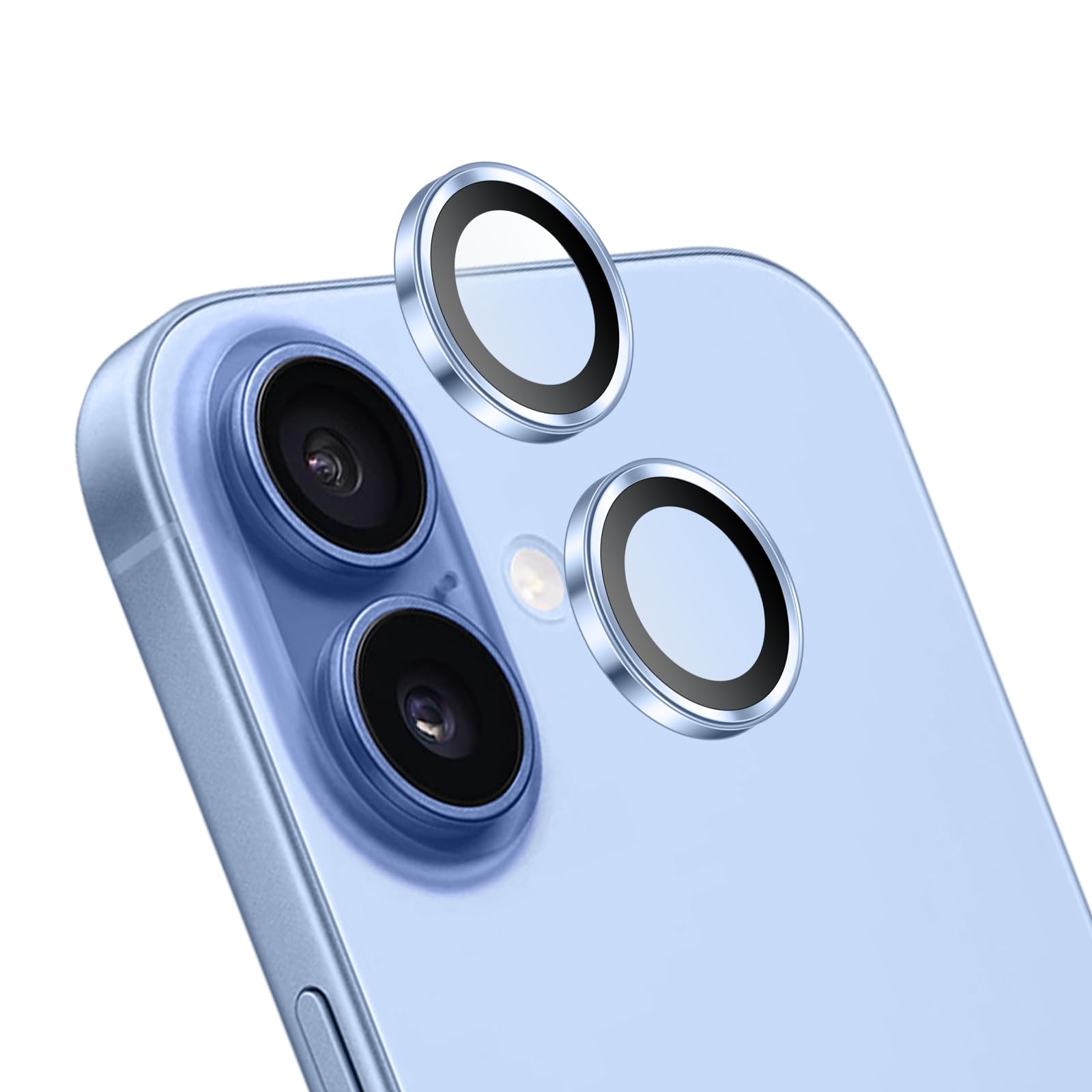 Iphone 17 İçin Safir Kamera Koruma Lensi Mavi