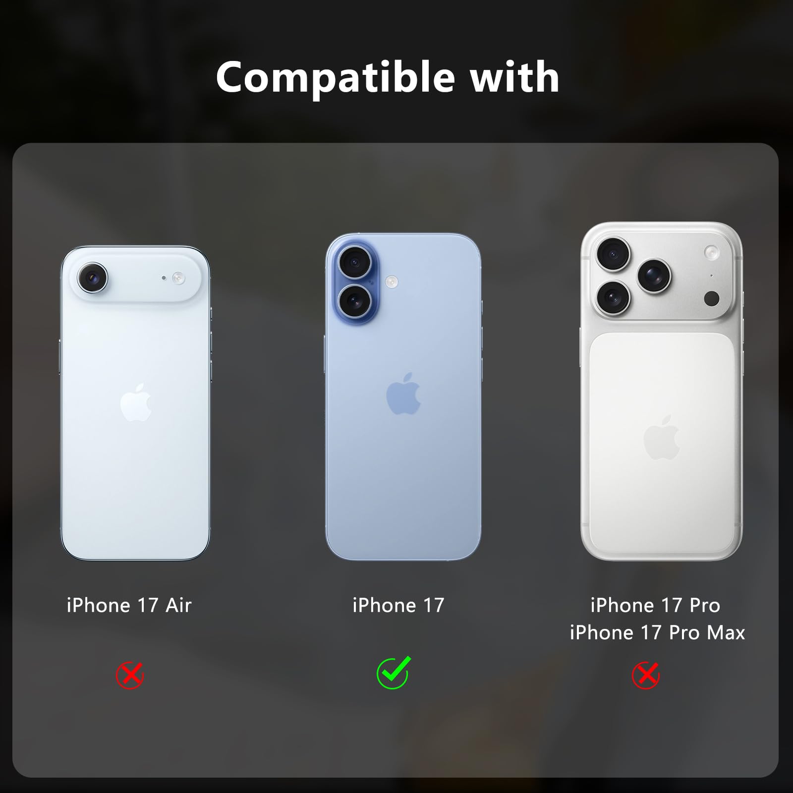Iphone 17 İçin Safir Kamera Koruma Lensi Mavi