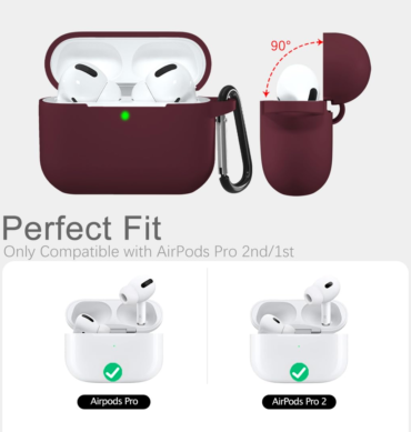 Airpods 4 İçin Lansman Kulaklık Kılıfı – Bordo - Ermer İletişim