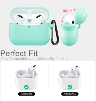 Airpods Pro / Pro2 İçin Lansman Kulaklık Kılıfı – Nane Yeşili - Ermer İletişim