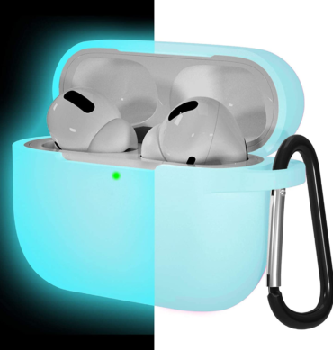 Airpods 1 ve 2 İçin Lansman Kulaklık Kılıfı - Buz Mavisi