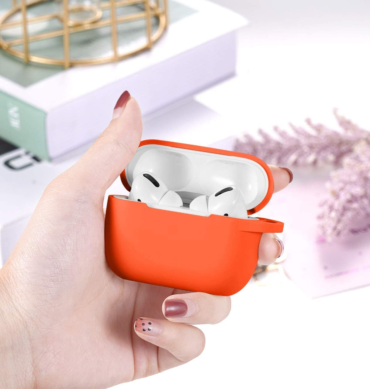 Airpods 1 ve 2 İçin Lansman Kulaklık Kılıfı – Turuncu - Ermer İletişim