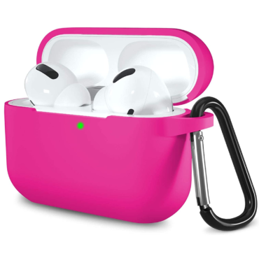 Airpods 1 ve 2 İçin Lansman Kulaklık Kılıfı - Çingene Pembesi