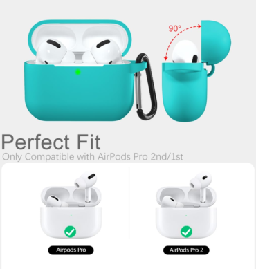 Airpods Pro 3 İçin Lansman Kulaklık Kılıfı – Turkuaz - Ermer İletişim
