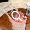 Iphone 11 Promax İçin Magsafe Özellikli Şeffaf Silikon Kılıf Kapak