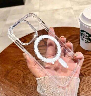 Iphone 11 İçin Magsafe Özellikli Şeffaf Silikon Kılıf Kapak
