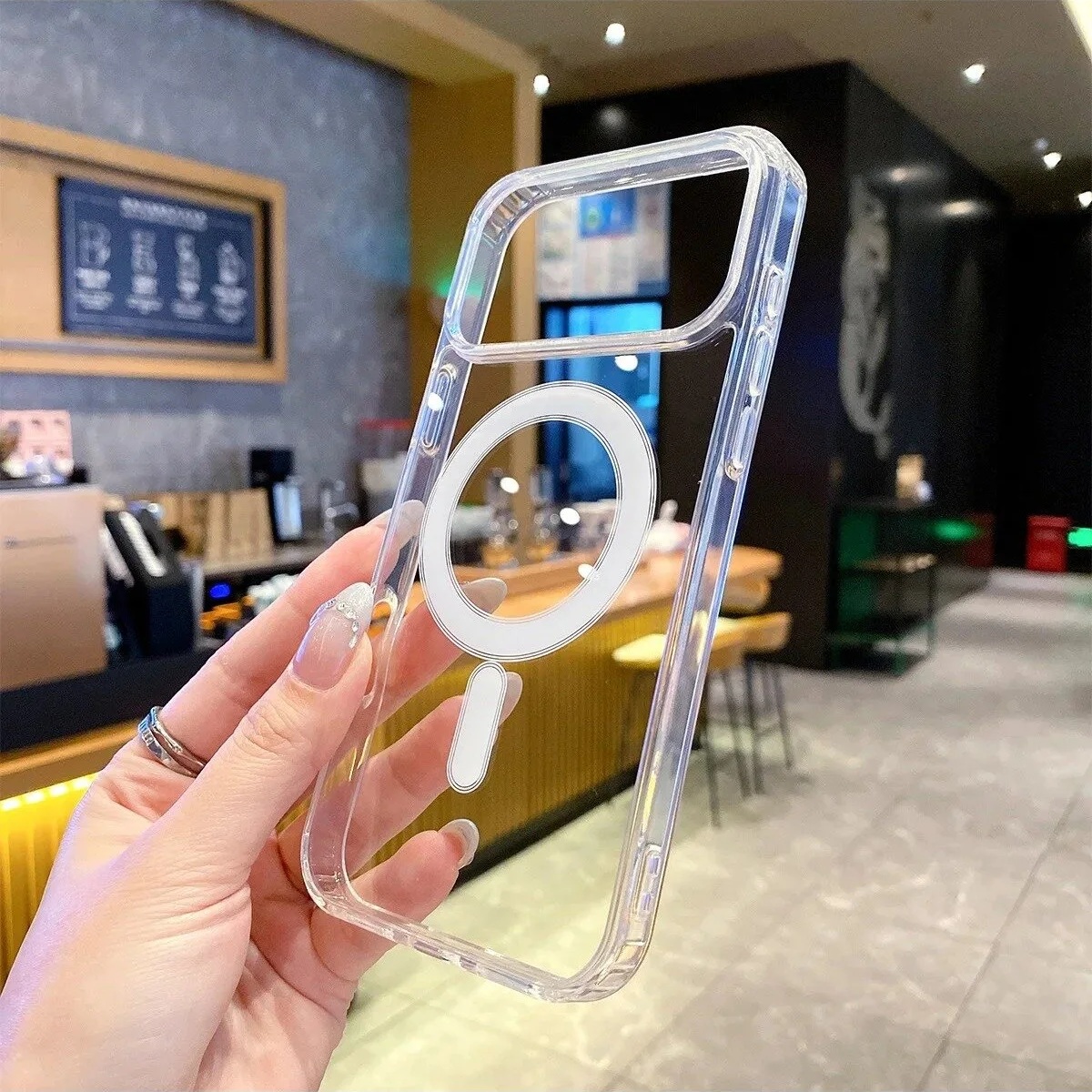 Iphone 17 Promax İçin Magsafe Özellikli Şeffaf Kılıf Iphone 17 Promax İçin Magsafe Özellikli Şeffaf Kılıf