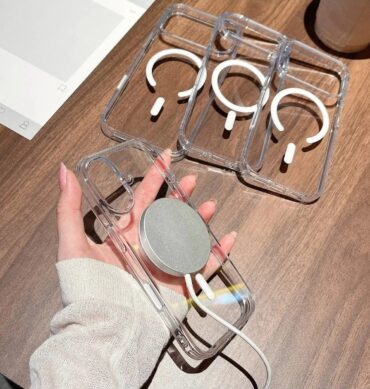 Iphone 17 İçin Magsafe Özellikli Şeffaf Silikon Kılıf Kapak