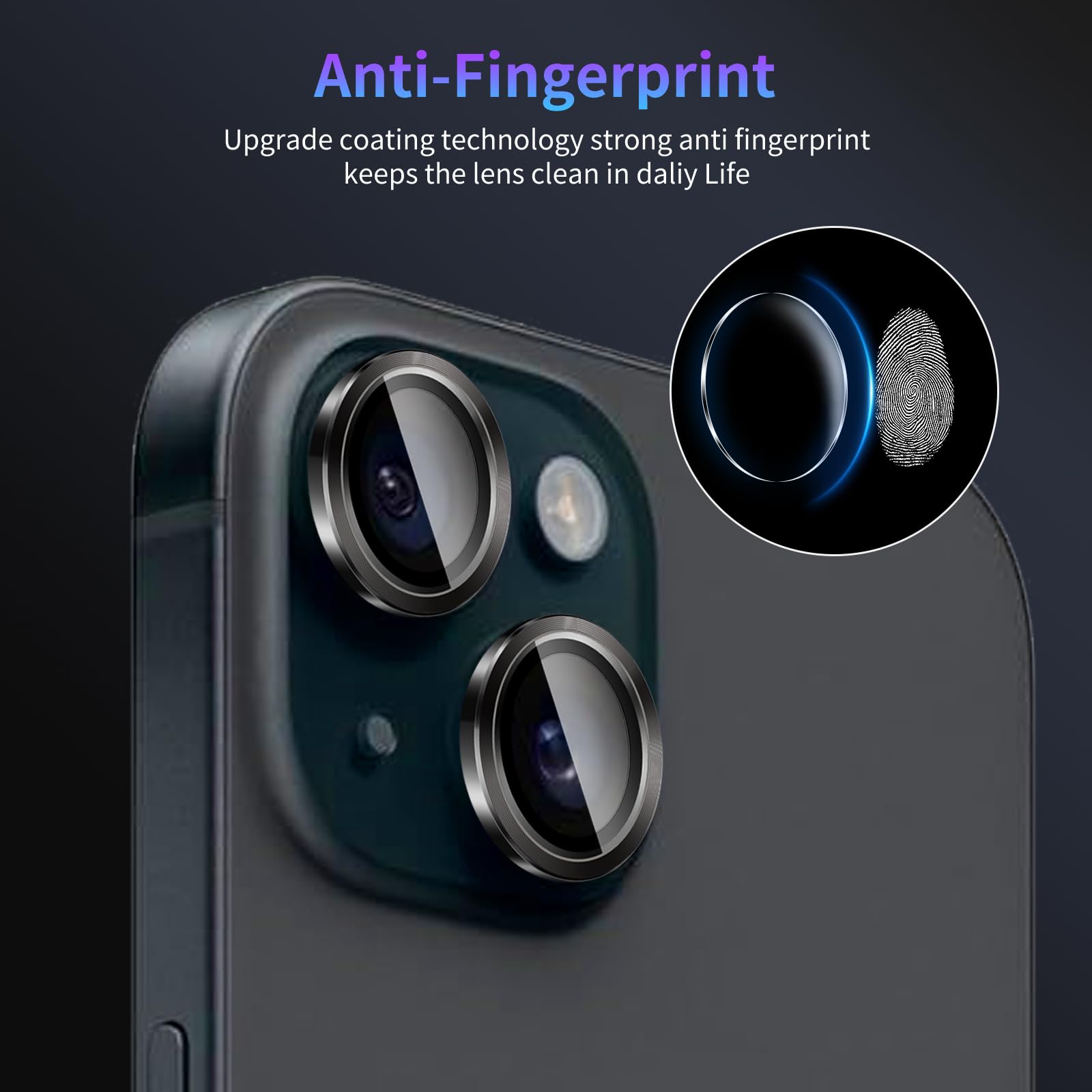 Iphone 15 İçin Safir Kamera Koruma Lensi Siyah Iphone 15 İçin Safir Kamera Koruma Lensi Siyah