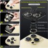Iphone 14 Pro İçin Safir Kamera Koruma Lensi Altın Gold Iphone 14 Pro İçin Safir Kamera Koruma Lensi Altın Gold