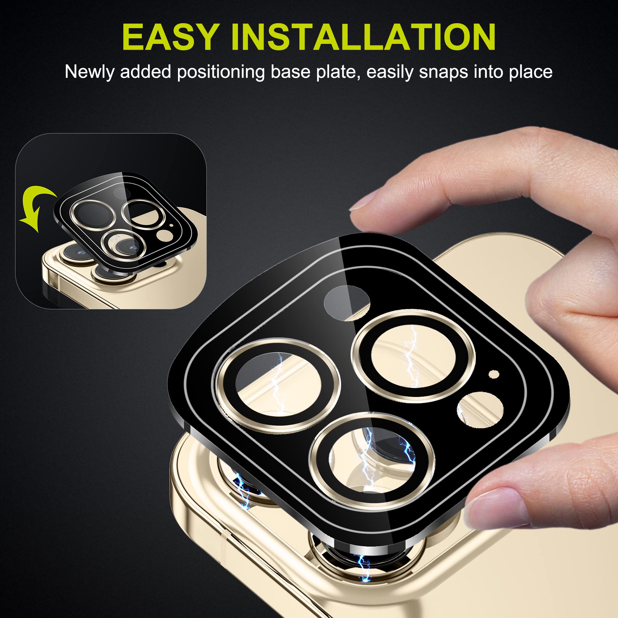 Iphone 14 Pro İçin Safir Kamera Koruma Lensi Altın Gold Iphone 14 Pro İçin Safir Kamera Koruma Lensi Altın Gold