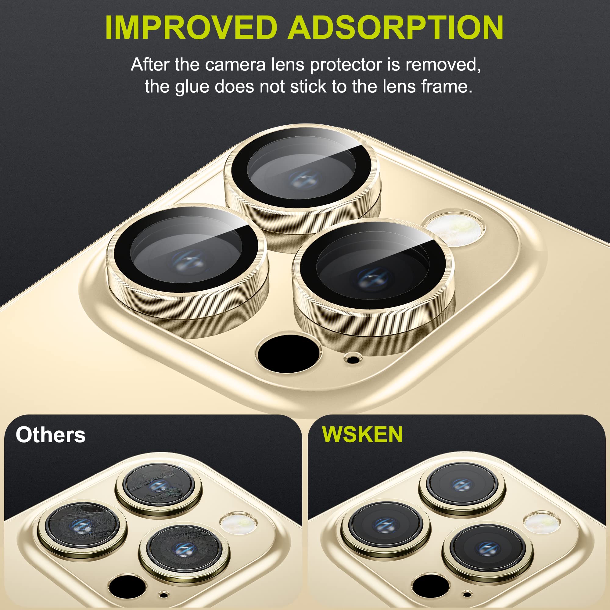 Iphone 14 Pro İçin Safir Kamera Koruma Lensi Altın Gold Iphone 14 Pro İçin Safir Kamera Koruma Lensi Altın Gold