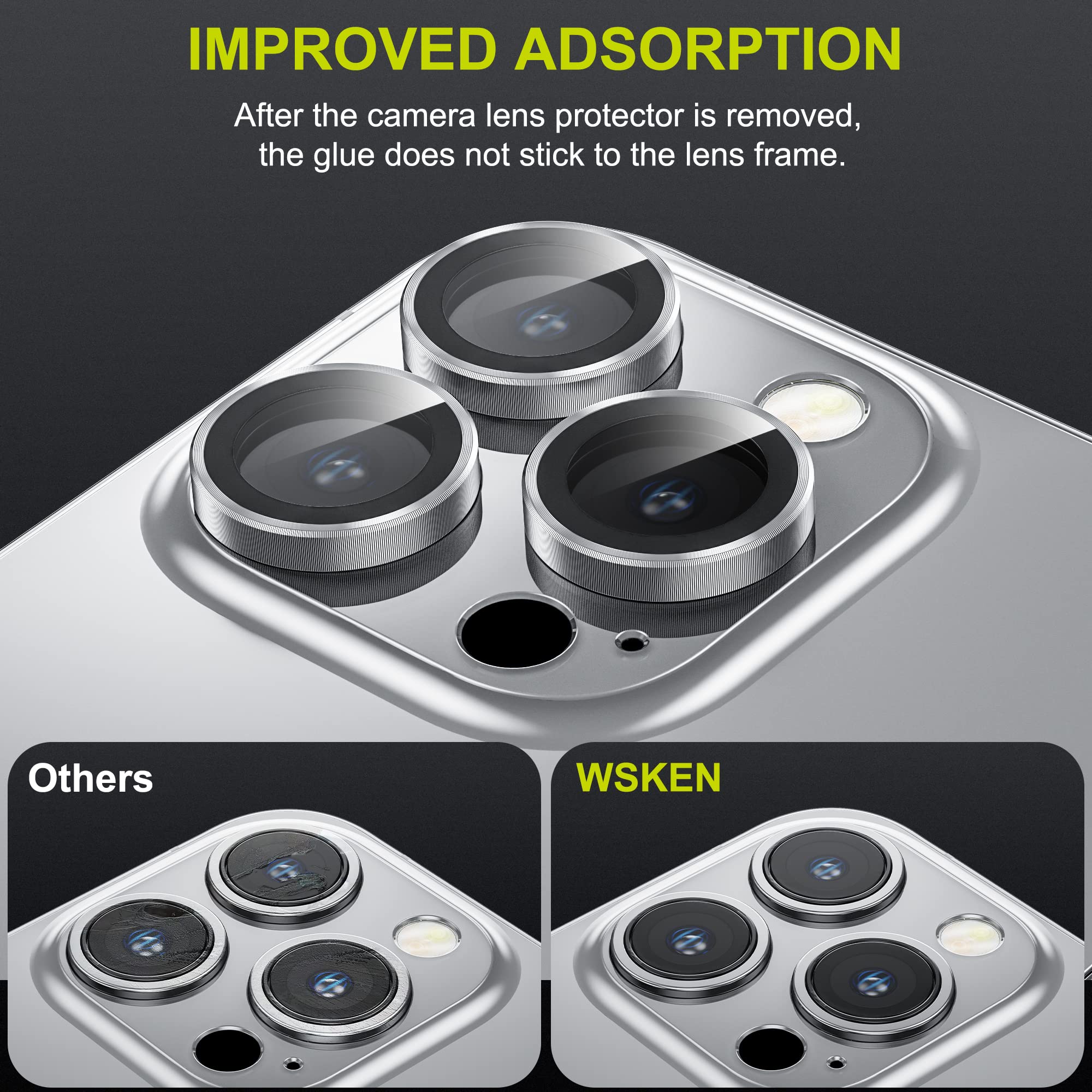 Iphone 14 Pro İçin Safir Kamera Koruma Lensi Gümüş Gri Silver Iphone 14 Pro İçin Safir Kamera Koruma Lensi Gümüş Gri Silver