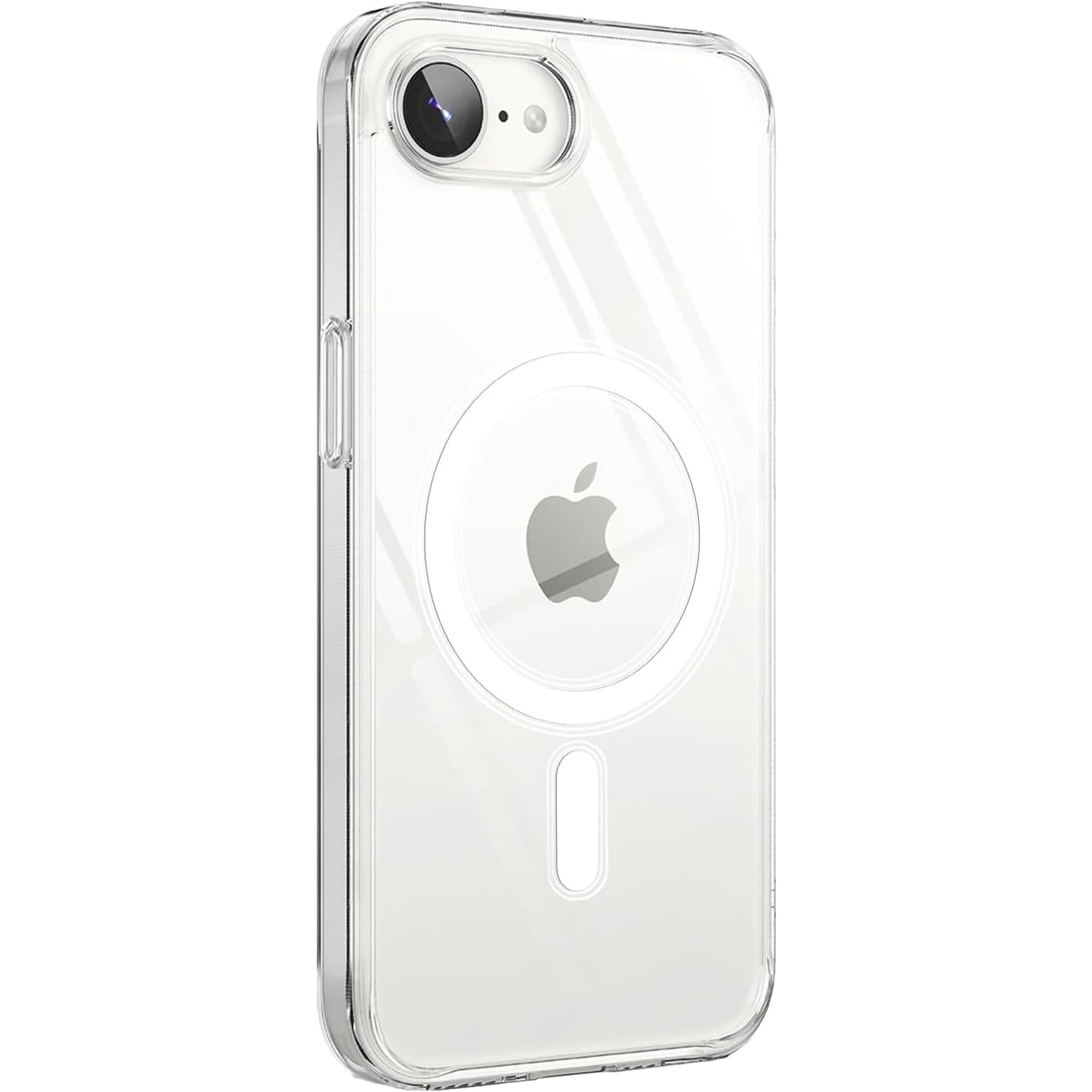 Iphone 16E İçin Magsafe Özellikli Şeffaf Silikon Kılıf Kapak Iphone 16E İçin Magsafe Özellikli Şeffaf Silikon Kılıf Kapak