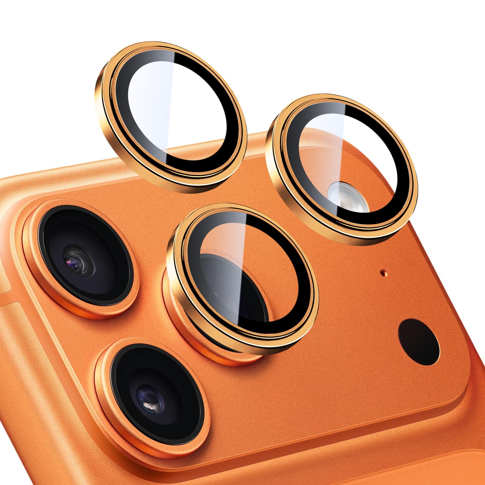 Iphone 17 Pro İçin Safir Kamera Koruma Lensi Turuncu Iphone 17 Pro İçin Safir Kamera Koruma Lensi Turuncu