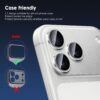Iphone 17 Promax İçin Safir Kamera Koruma Lensi Gri Iphone 17 Promax İçin Safir Kamera Koruma Lensi Gri