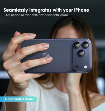 Iphone 17 Promax İçin Safir Kamera Koruma Lensi Lacivert