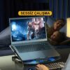 Laptop ve Notebook İçin Ayarlanabilir RGB Işıklı Sessiz Soğutucu Fan Laptop ve Notebook İçin Ayarlanabilir RGB Işıklı Sessiz Soğutucu Fan
