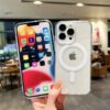 Iphone 13 Promax İçin Magsafe Özellikli Şeffaf Silikon Kılıf Kapak