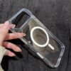 Iphone 17 Air İçin Magsafe Özellikli Şeffaf Silikon Kılıf Kapak Iphone 17 Air İçin Magsafe Özellikli Şeffaf Silikon Kılıf Kapak