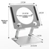 Metal Tablet Standı 360 Derece Dönebilen Açı ve Yükseklik Ayarlı Alüminyum Stant