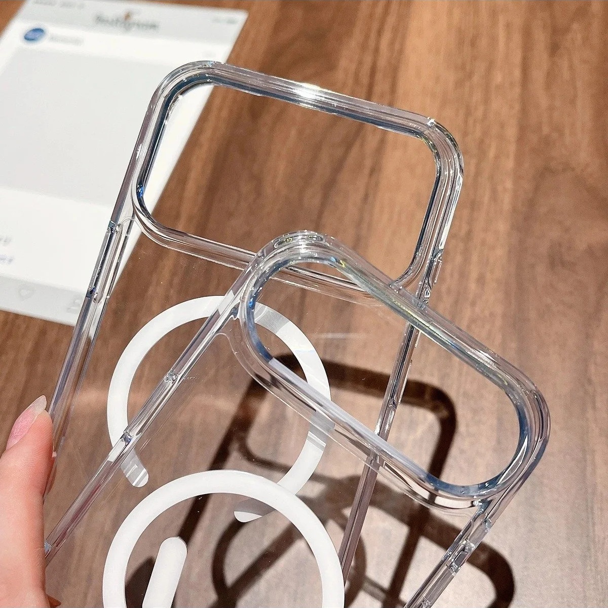 Iphone 17 Air İçin Magsafe Özellikli Şeffaf Silikon Kılıf Kapak Iphone 17 Air İçin Magsafe Özellikli Şeffaf Silikon Kılıf Kapak