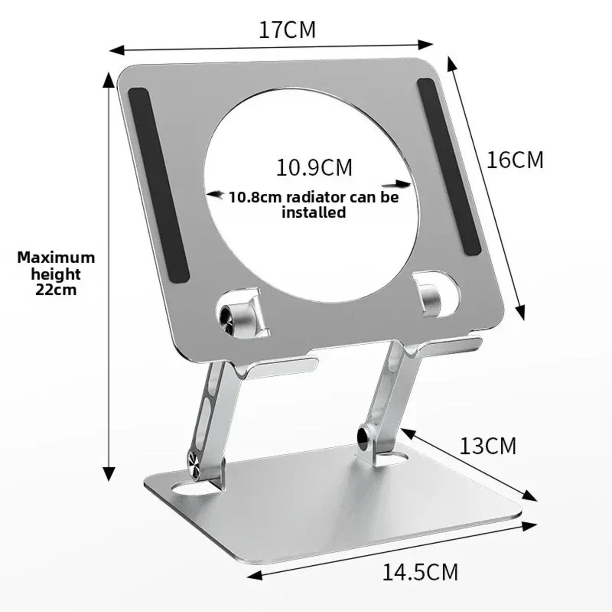 Metal Tablet Standı 360 Derece Dönebilen Açı ve Yükseklik Ayarlı Alüminyum Stant