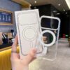 Iphone 16 İçin Magsafe Özellikli Şeffaf Silikon Kılıf Kapak