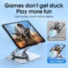 Metal Tablet Standı 360 Derece Dönebilen Açı ve Yükseklik Ayarlı Alüminyum Stant
