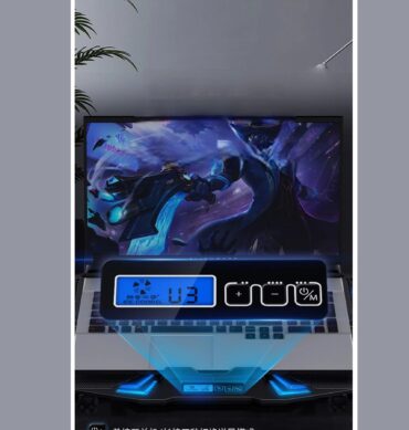 Laptop ve Notebook İçin Ayarlanabilir RGB Işıklı Sessiz Soğutucu Fan