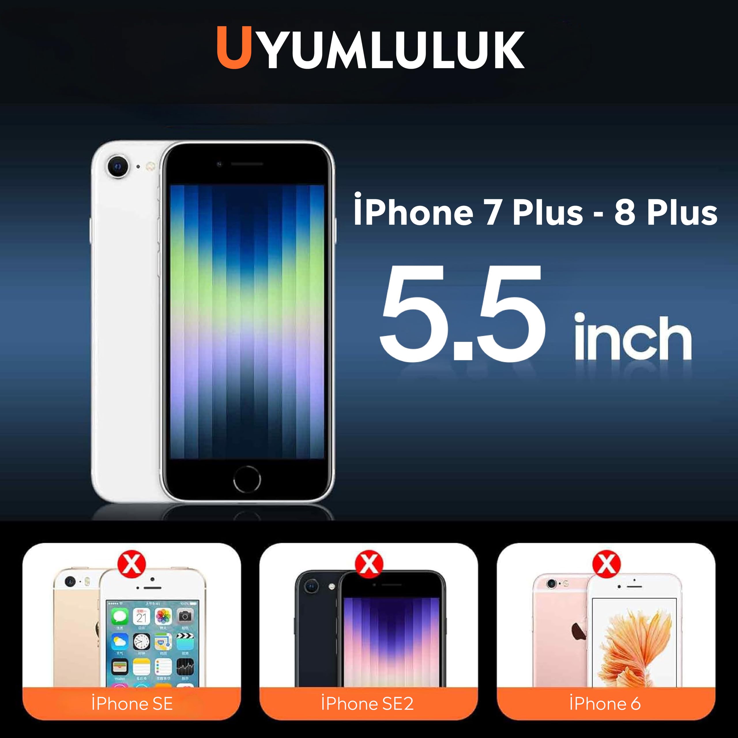 Iphone 8 Plus İçin Magsafe Özellikli Şeffaf Silikon Kılıf Kapak Iphone 8 Plus İçin Magsafe Özellikli Şeffaf Silikon Kılıf Kapak