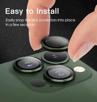Iphone 13 Pro İçin Safir Kamera Koruma Lensi Alp Yeşili