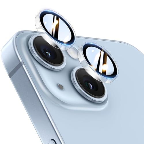 Iphone 14 İçin Safir Kamera Koruma Lensi Açık Mavi Light Blue