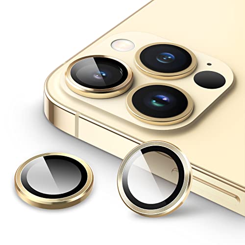 Iphone 13 Pro İçin Safir Kamera Koruma Lensi Altın Gold