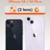 Iphone 14 Plus İçin Safir Kamera Koruma Lensi Açık Mor Light Purple Iphone 14 Plus İçin Safir Kamera Koruma Lensi Açık Mor Light Purple