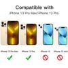 Iphone 13 Pro İçin Safir Kamera Koruma Lensi Altın Gold