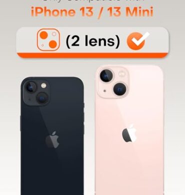 Iphone 13 İçin Safir Kamera Koruma Lensi Pembe Pink