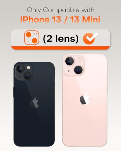 Iphone 13 İçin Safir Kamera Koruma Lensi Pembe Pink
