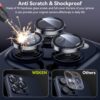 Iphone 15 Promax İçin Safir Kamera Koruma Lensi Mavi Titanyum Iphone 15 Promax İçin Safir Kamera Koruma Lensi Mavi Titanyum