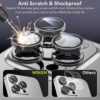 Iphone 15 Pro İçin Safir Kamera Koruma Lensi Gri Titanium Iphone 15 Pro İçin Safir Kamera Koruma Lensi Gri Titanium