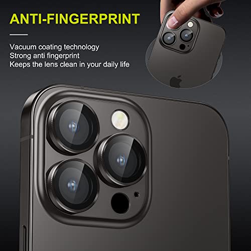 Iphone 14 Promax İçin Safir Kamera Koruma Lensi Uzay Siyahı