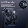 Iphone 15 Pro İçin Safir Kamera Koruma Lensi Mavi Titanium Iphone 15 Pro İçin Safir Kamera Koruma Lensi Mavi Titanium