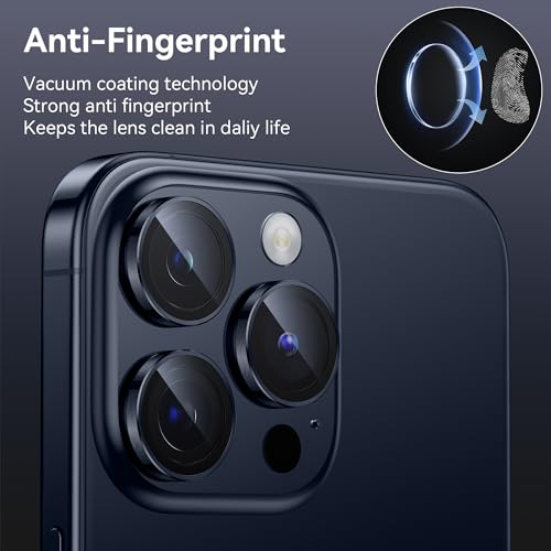 Iphone 15 Pro İçin Safir Kamera Koruma Lensi Mavi Titanium Iphone 15 Pro İçin Safir Kamera Koruma Lensi Mavi Titanium