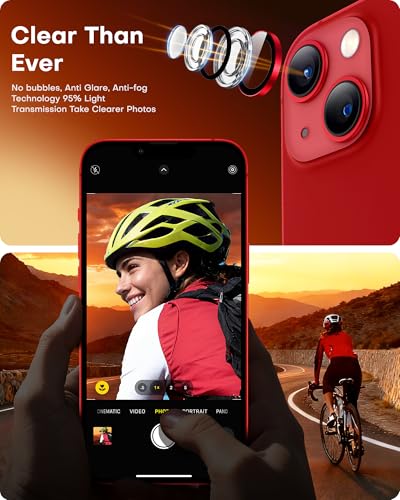 Iphone 13 İçin Safir Kamera Koruma Lensi Kırmızı Red Iphone 13 İçin Safir Kamera Koruma Lensi Kırmızı Red