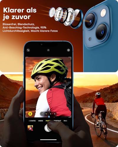 Iphone 13 İçin Safir Kamera Koruma Lensi Mavi Blue Iphone 13 İçin Safir Kamera Koruma Lensi Mavi Blue