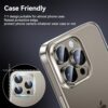 Iphone 15 Promax İçin Safir Kamera Koruma Lensi Naturel Titanyum