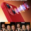 Iphone 13 İçin Safir Kamera Koruma Lensi Kırmızı Red Iphone 13 İçin Safir Kamera Koruma Lensi Kırmızı Red